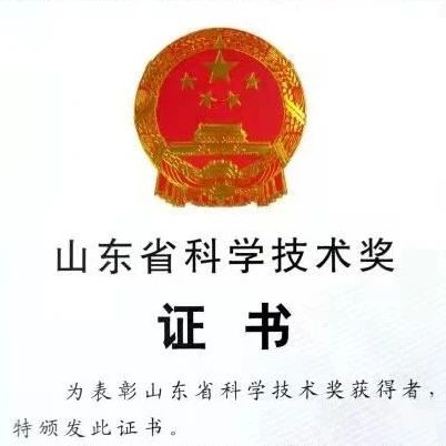 喜讯 | UG环球荣获2020年山东省科学技术奖一等奖